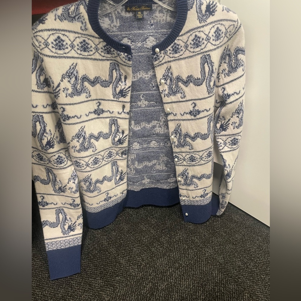 Brooks Brothers women’s merino wool cardigan sweater